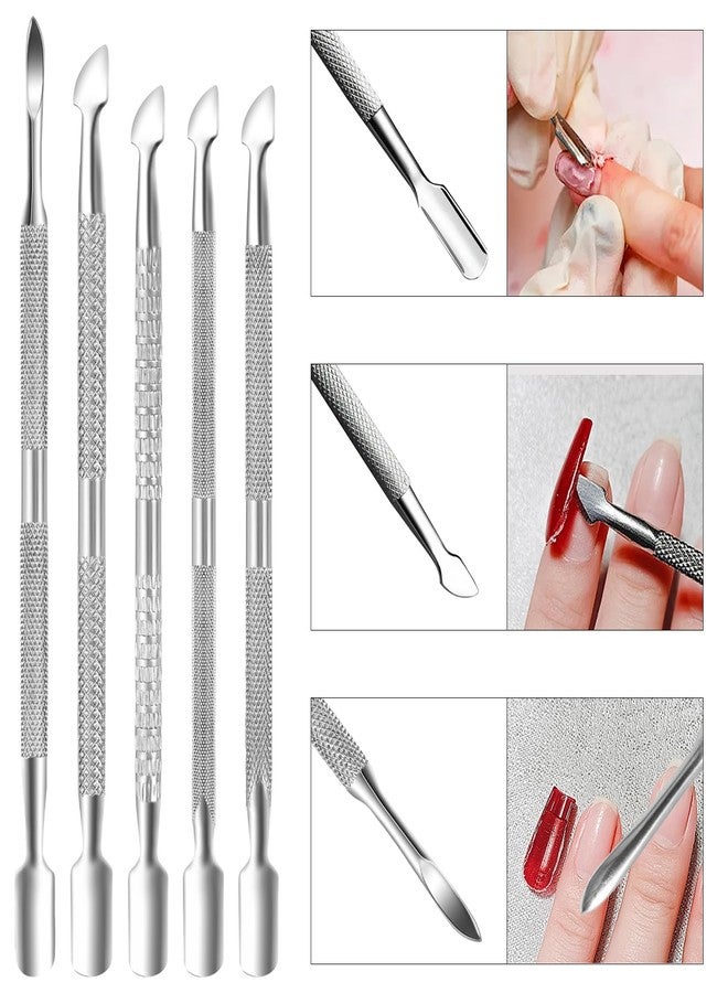Japior 20 Pcs Cuticle Pusher Cuticle Cutter Double Ended Cuticle Pusher Bulk Nail Tools for Toenails Fingernails - Image 5